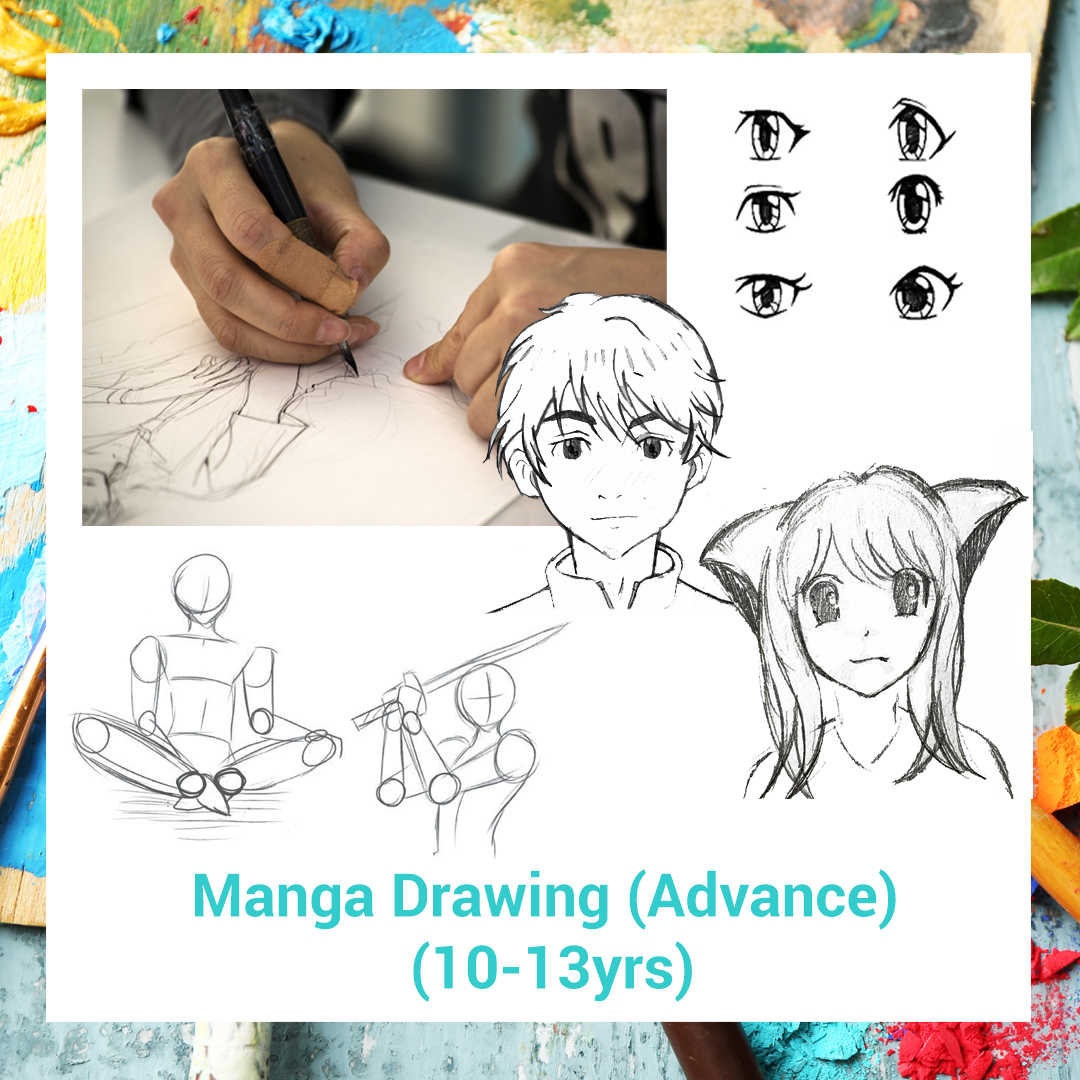 Art Maker Masterclass Collection: How to Draw Manga Kit - Adults Drawing Kit Draw Manga - Japanese Art - Drawing Stationary - Advanced Drawing Guide 